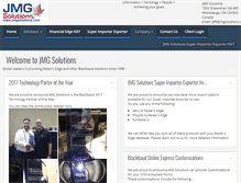 Tablet Screenshot of jmgsolutions.com